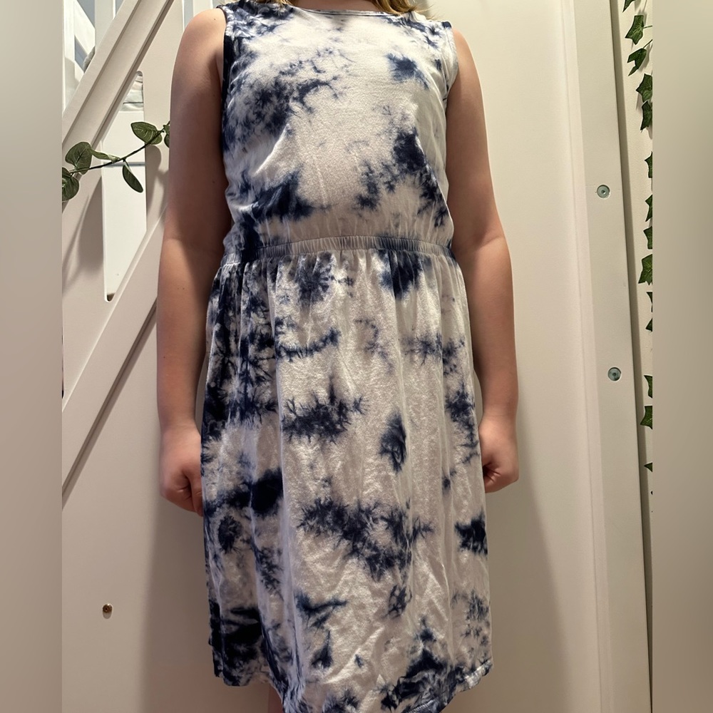 🔵Blue and ⚪️White Summer 👗Dress‼️